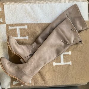 Michael Kors Faux Suede Knee High Boots in good shape